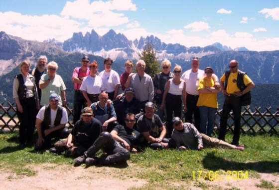 Gruppenbild auf dem Berg "Plose"